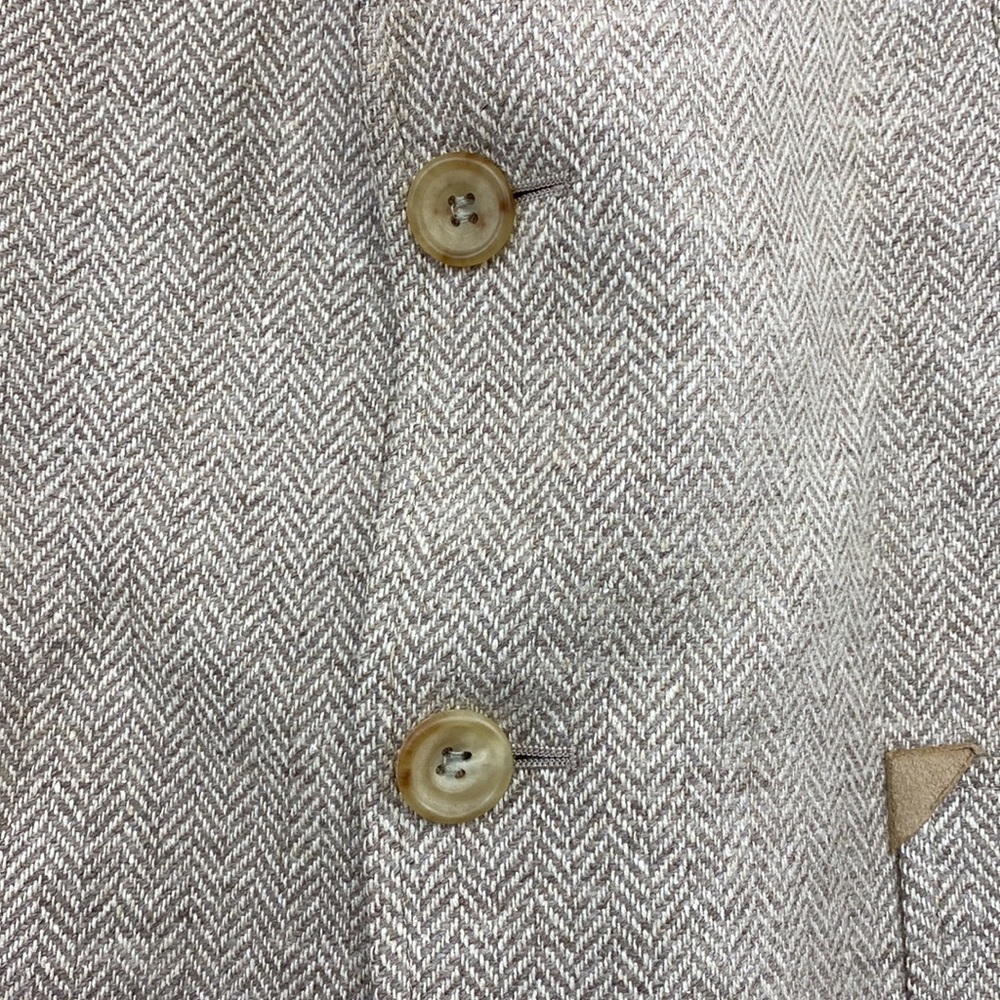 VINTAGE DAKS Elbow pad wool/silk blend Blazer Jacket - Picture 4 of 13